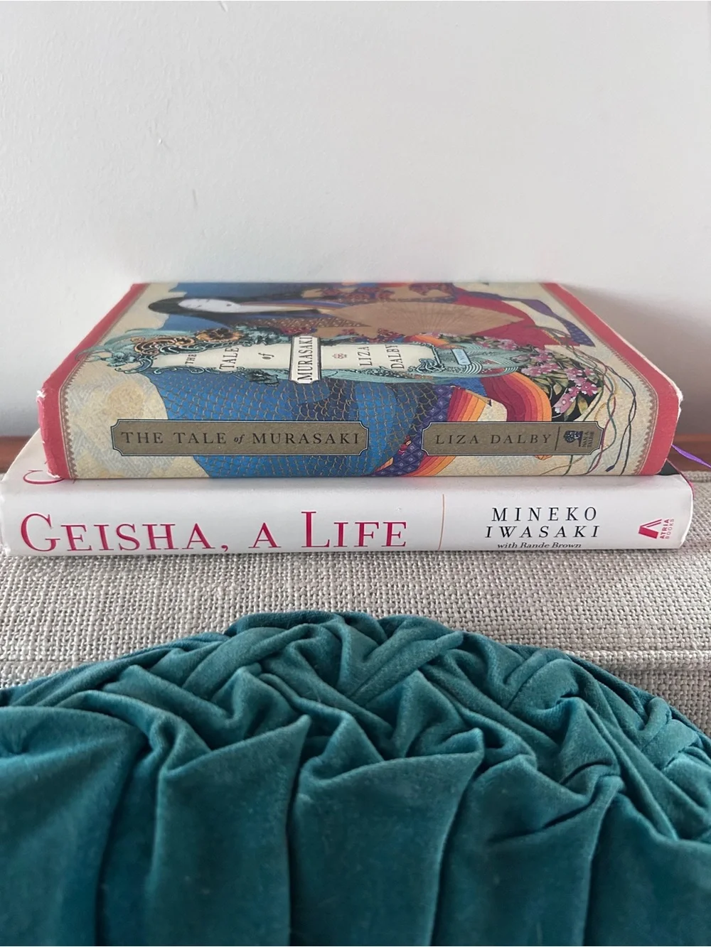 Hardcover Book Set: A Geisha, A Life (Memoir) and The Tale of Murasaki (Novel)